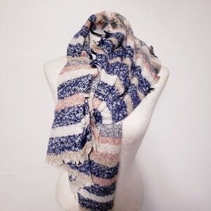 UNBRANDED Neutrals Striped Scarf‎ Women's One Size